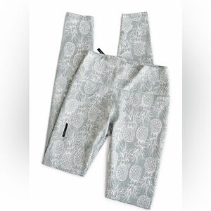 Love Fitness Pineapple Ankle Athletic Leggings